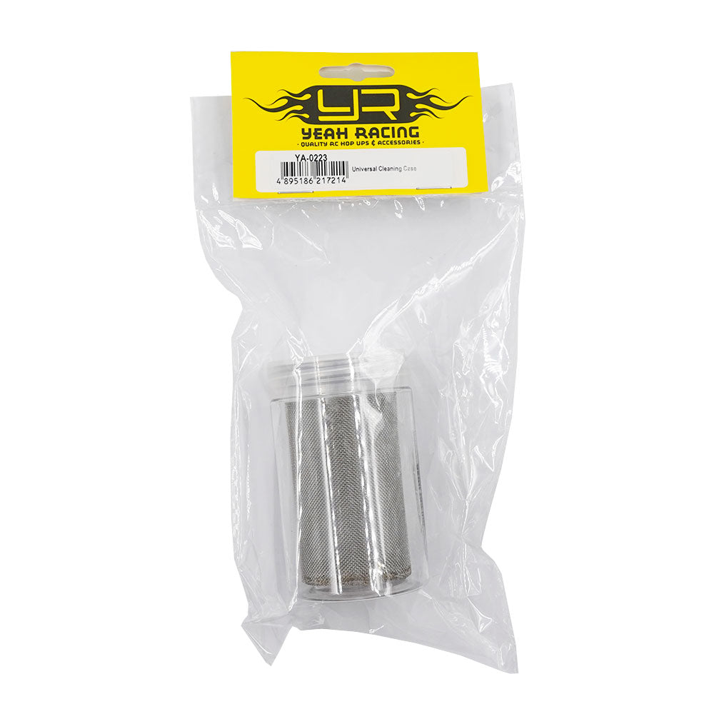 Yeah Racing Universal Cleaning Case V2, compact plastic storage case for cleaning tools and accessories.