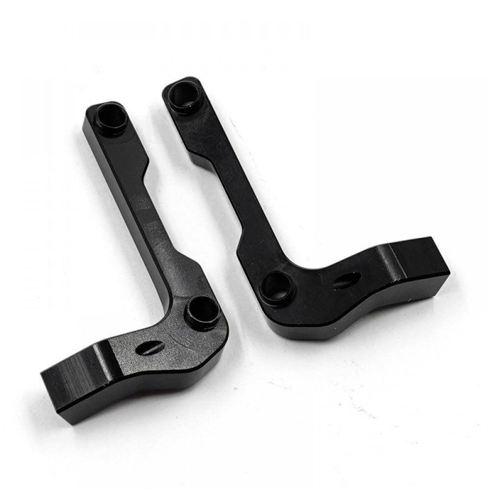 Xpress Aluminum Rear Upper Bulkhead Set for RC car, includes durable metal components, detailed close-up of the assembled part