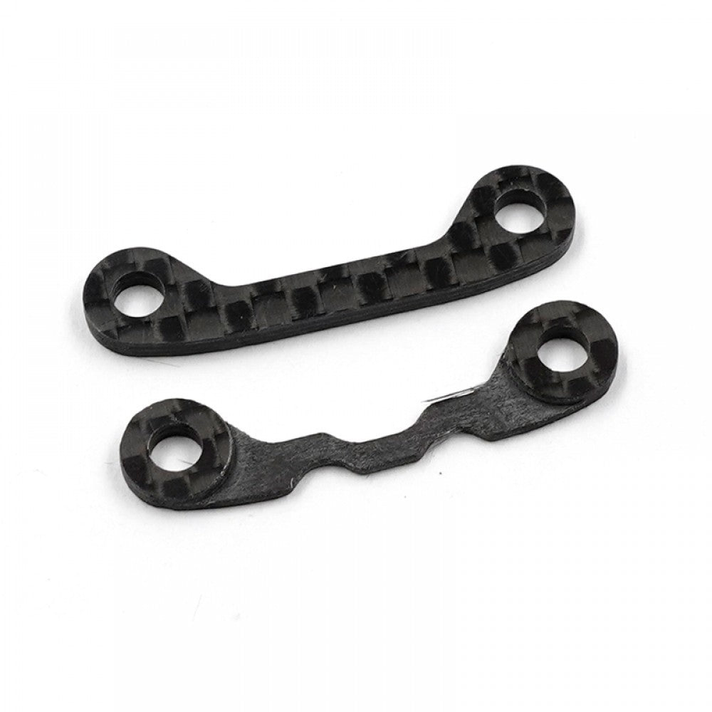 Xpress 1.6mm soft/hard graphite front braces for archery, showing close-up of the graphite material and brace design.