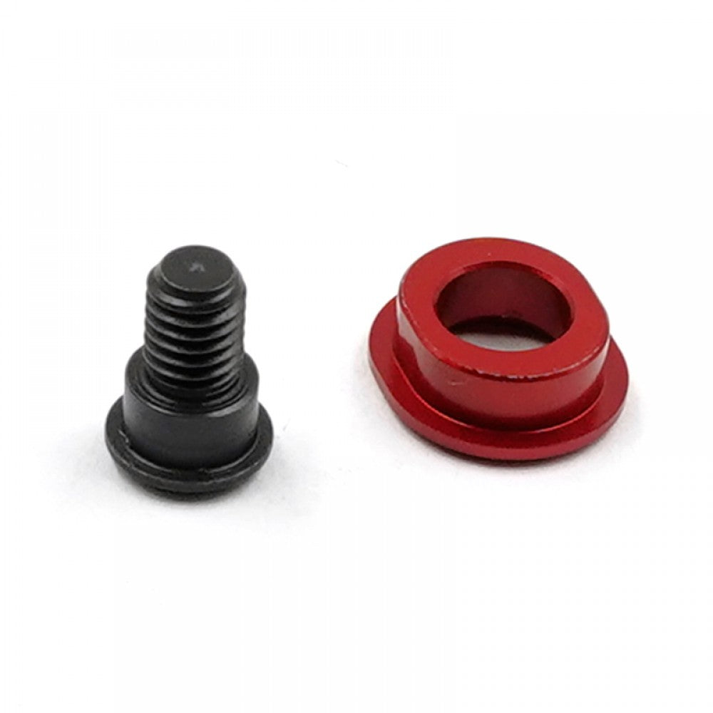 Xpress aluminum upper deck collar for flex elimination, designed for secure fitting and durability in model railroading setups.