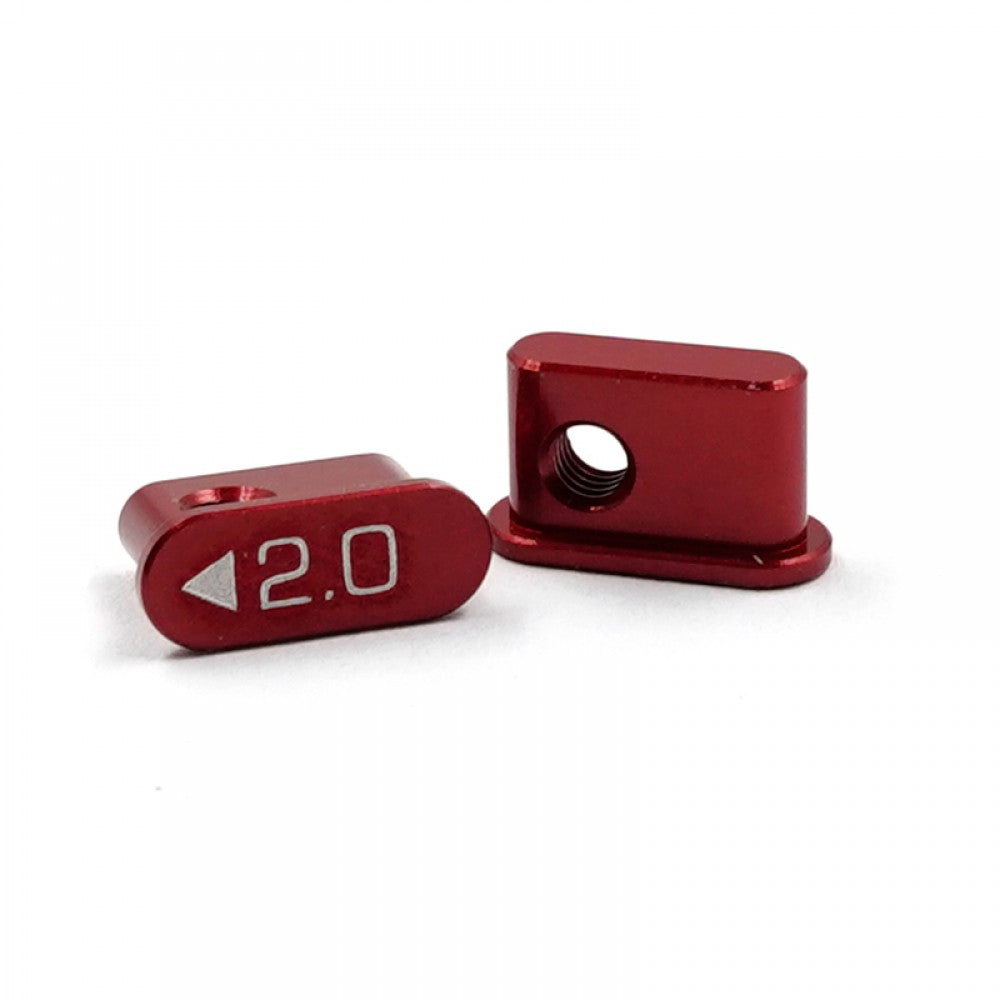 Aluminum suspension insert by Xpress, designed for vehicle shock absorption, shown in close-up with metallic finish.