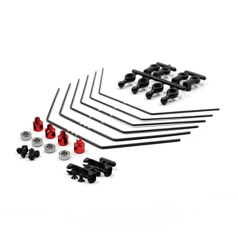 Xpress Anti-Roll Bar Set with metal bars and mounting hardware for vehicle suspension stability.