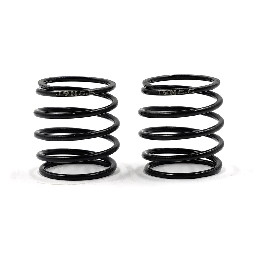 Pair of Xpress 19mm barrel springs, two-piece set, with coiled metal design for airsoft gun upgrades.