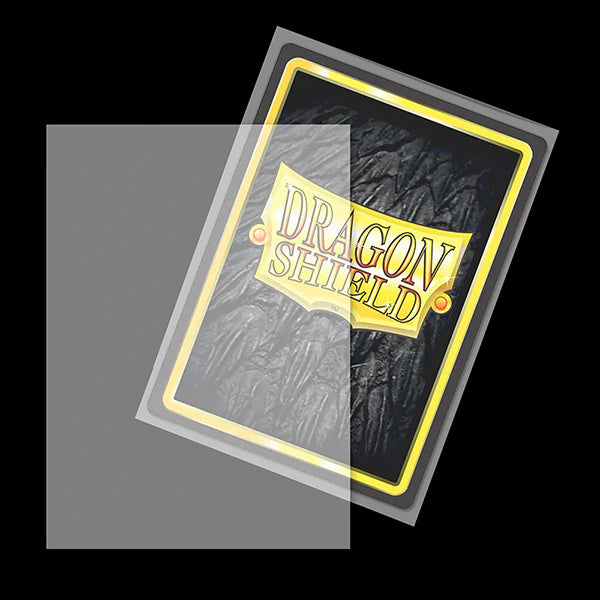 Dragon Shield non-glare matte clear card sleeves, standard size, for protecting trading cards with a smooth, matte finish.