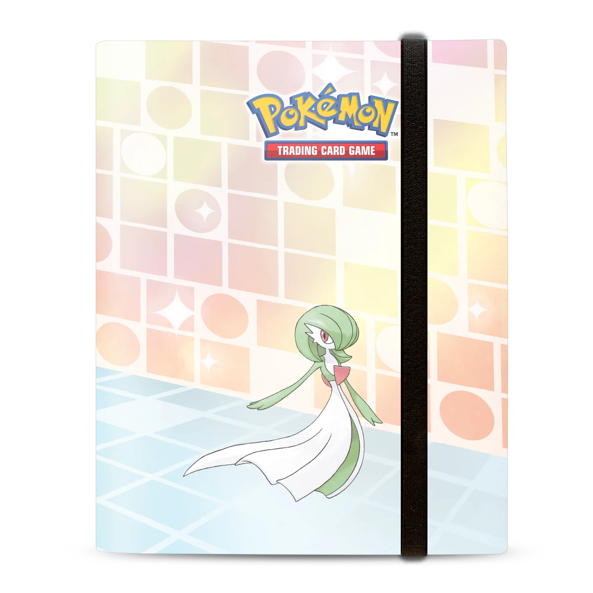 Ultra Pro Trick Room 9-Pocket PRO-Binder showing front view with clear pockets for trading cards.
