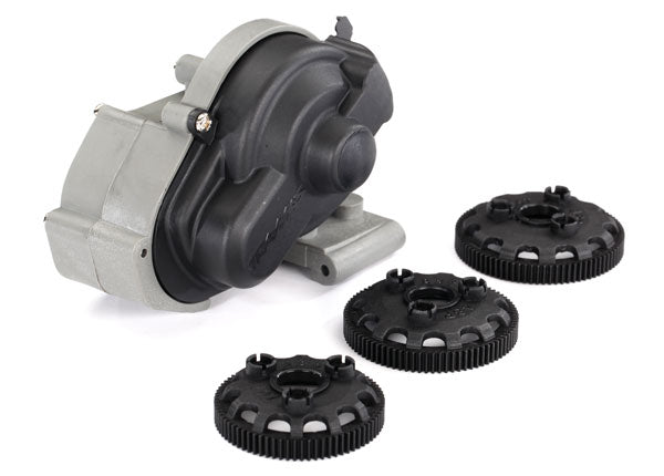 Traxxas Pro-Built Magnum 272 Transmission showcasing detailed gears and components for RC car performance.