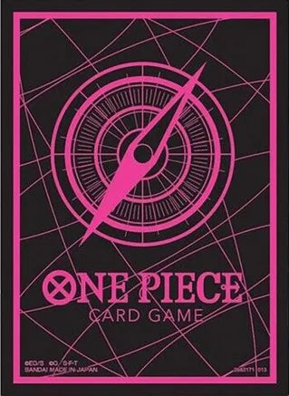 Bandai One Piece TCG official sleeves set of 6 with colorful pirate character designs for card protection.