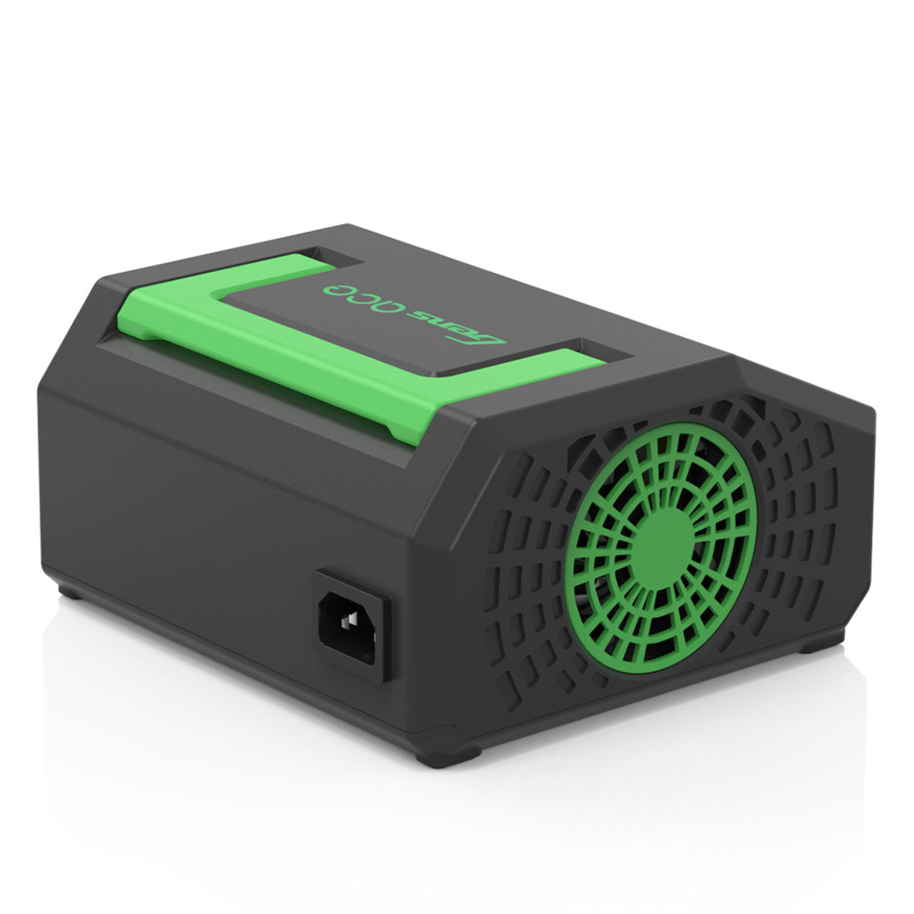 Gens Ace iMARS D1000 Smart Charger 1000W dual channel for RC car batteries, shown with charging ports and digital display.