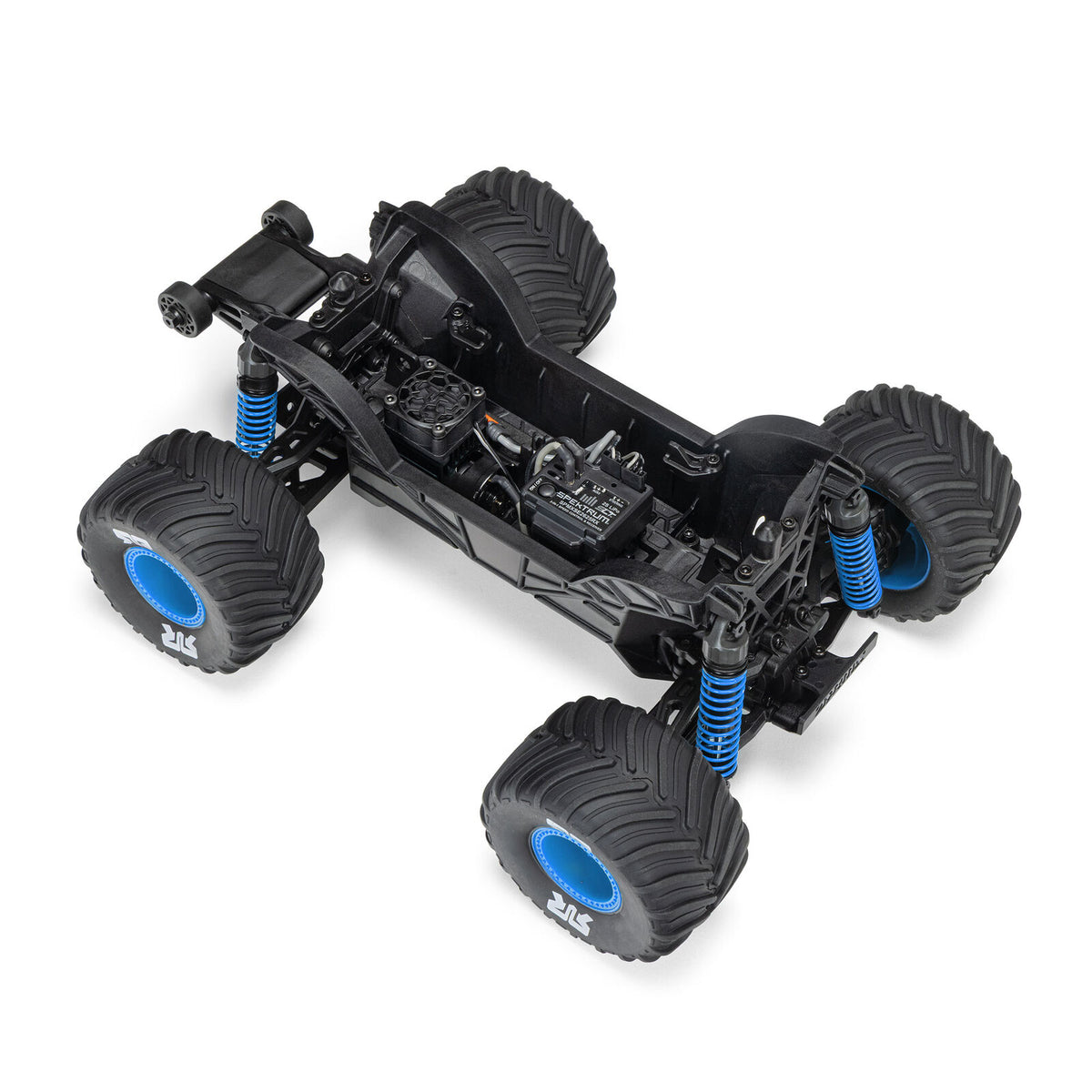 ARRMA 1/16 Freedom Flyer 4X4 Monster Truck in vibrant colors with large off-road tires and detailed body design.