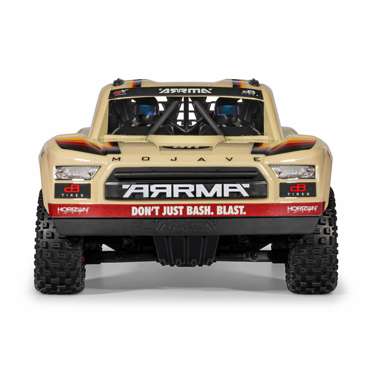 ARRMA 1/7 Mojave 6S 4x4 RTR brushless desert truck with rugged tires and detailed body, ready for off-road adventures.