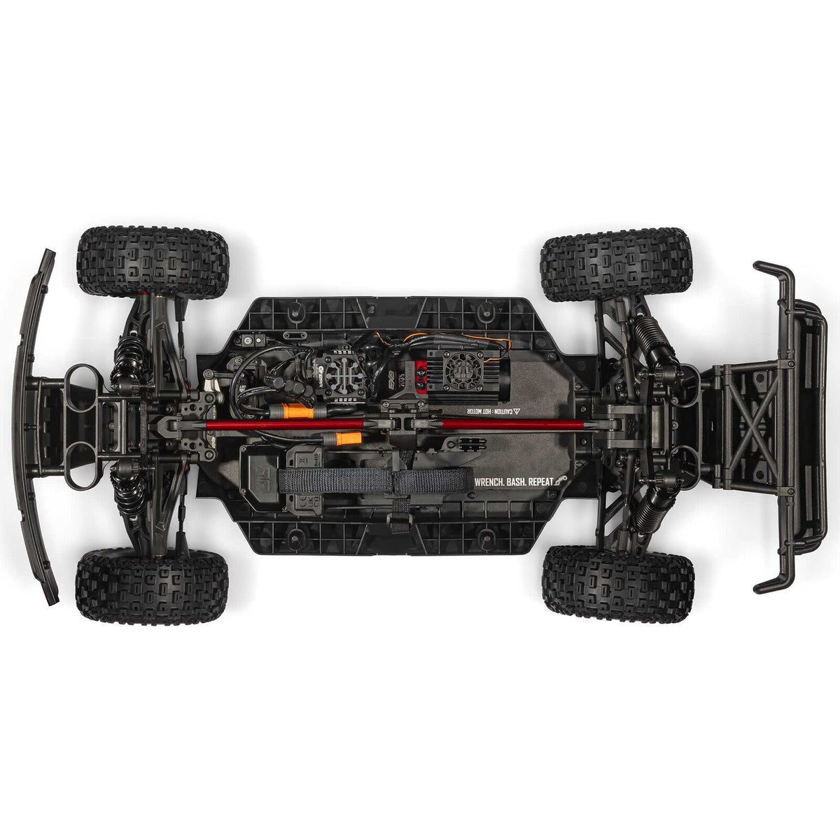ARRMA 1/7 Mojave 6S 4x4 RTR brushless desert truck with rugged tires and detailed body for off-road racing.