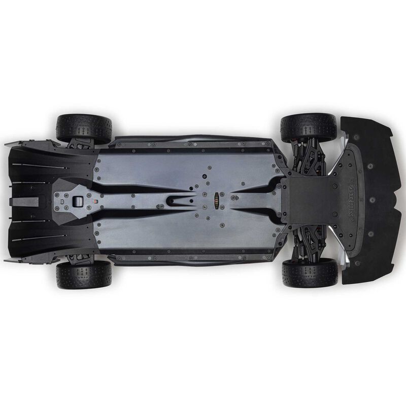 ARRMA 1/7 Limitless 8S AVC 4x4 RTR brushless street speed car with sleek aerodynamic design and detailed chassis.