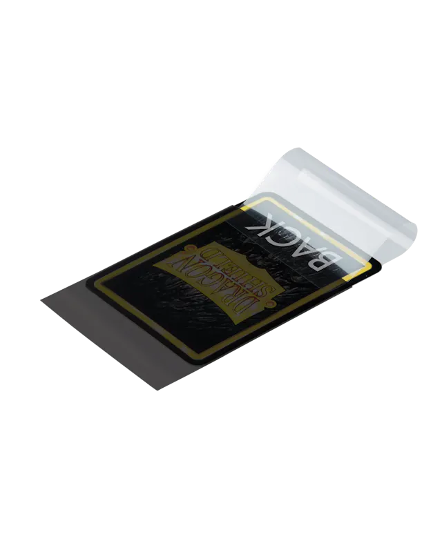 Dragon Shield Smoke Sealable Perfect Fit Sleeves for trading cards, clear protective card sleeves from Dragon Shield brand.