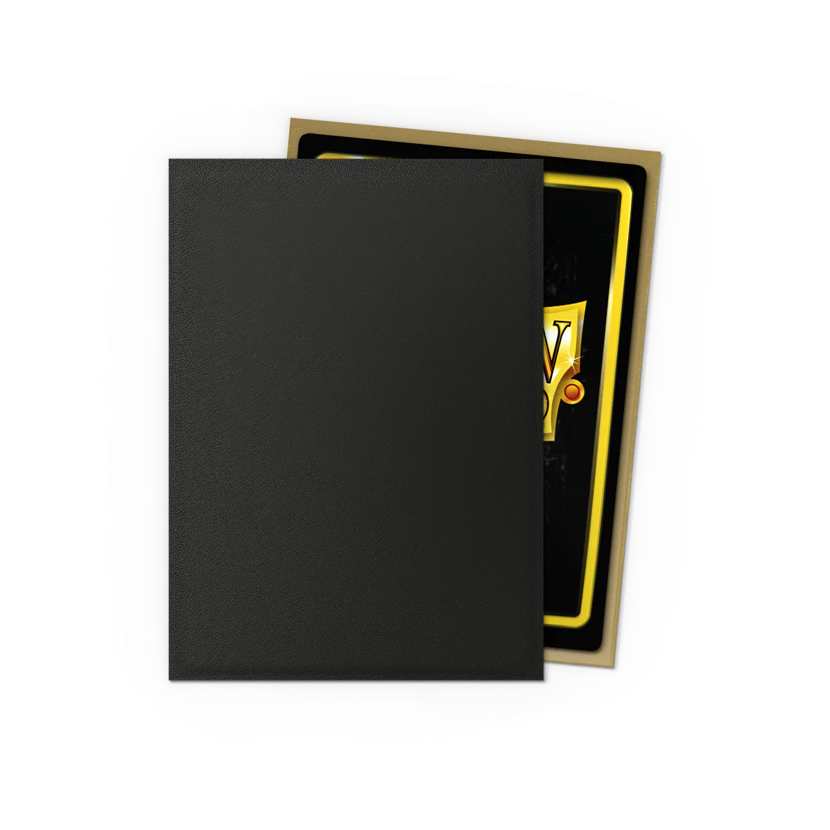 Dragon Shield: Black and Gold Dual Matte Standard Sleeves