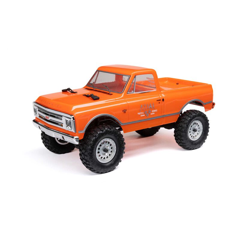Axial 1/24 scale SCX24 Chevrolet C10 4WD truck RTR with detailed body and off-road tires, ready for RC adventures.