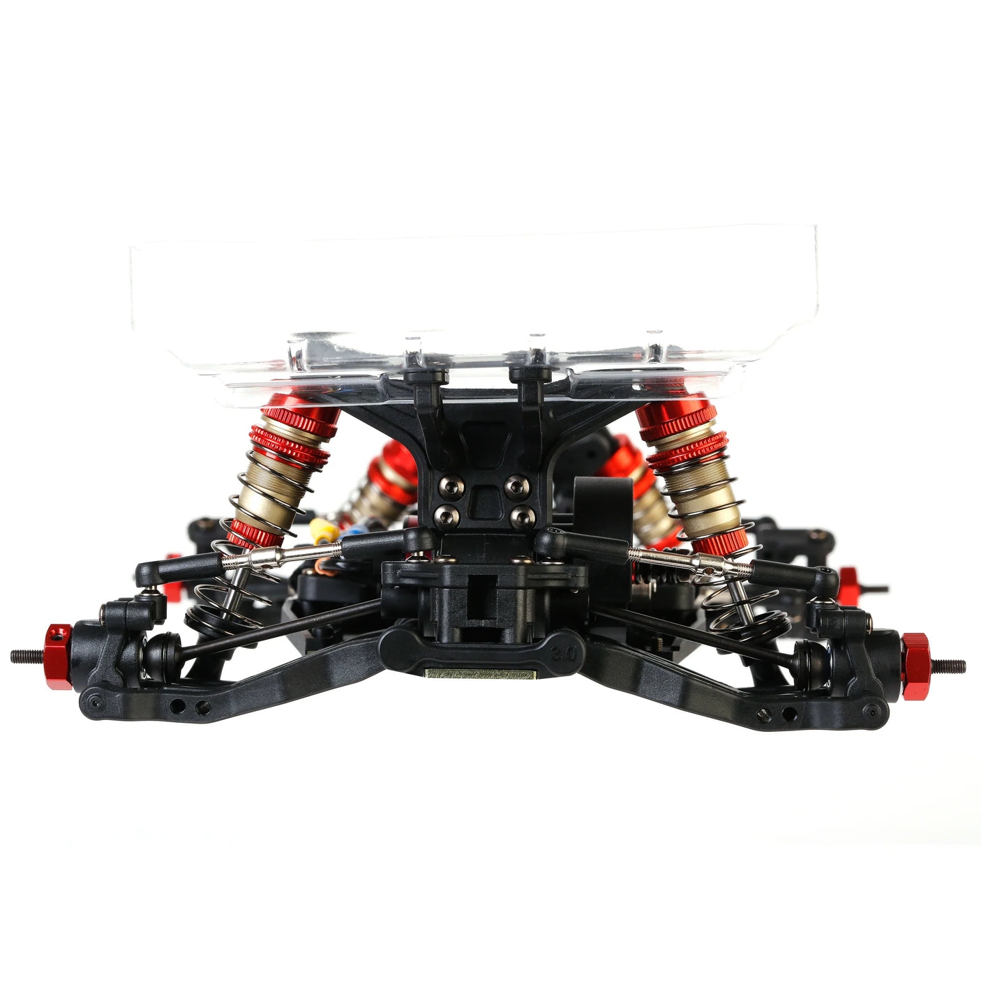 LC Racing BHC-1 1/14 2WD Buggy Kit with chassis, wheels, and detailed components for RC racing and hobby use.
