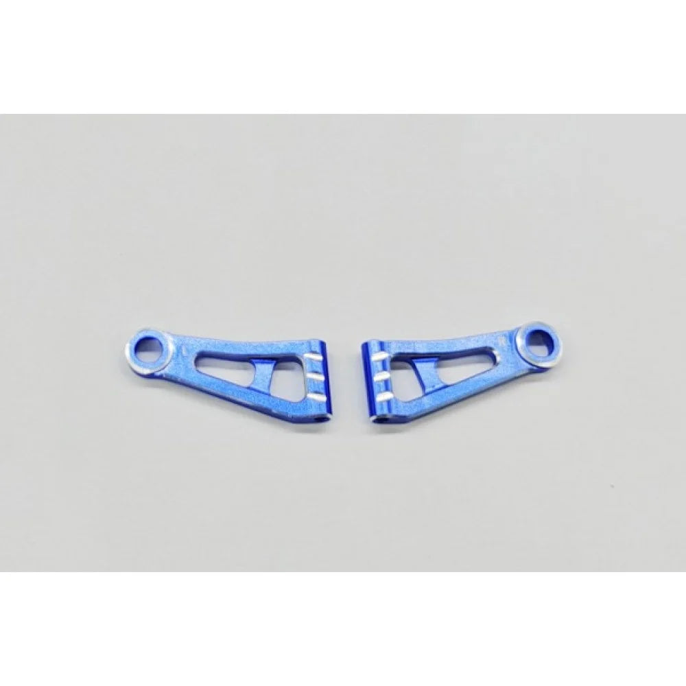 GL Racing LMP2 aluminum front upper arms, durable automotive suspension parts, shown in a close-up image.