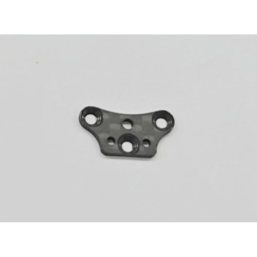 GL Racing LMP2 motor mount upper deck for racing car, showing detailed metal structure and mounting points.