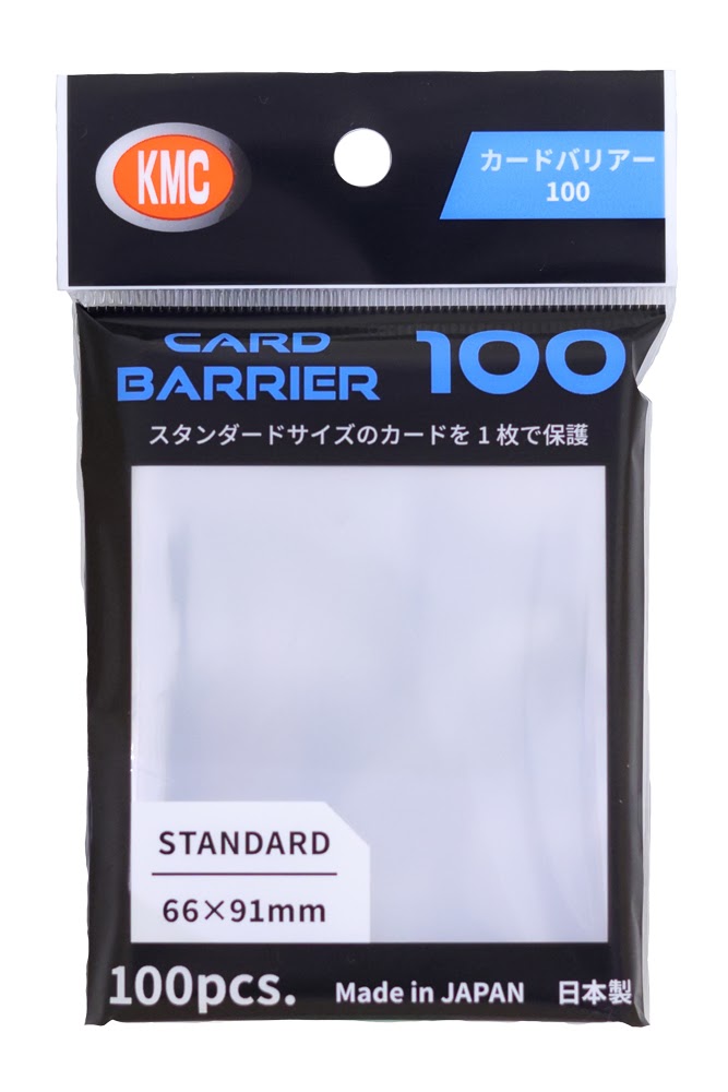 Set of 100 KMC Standard Card Barriers for card protection, designed for use with various card supplies.