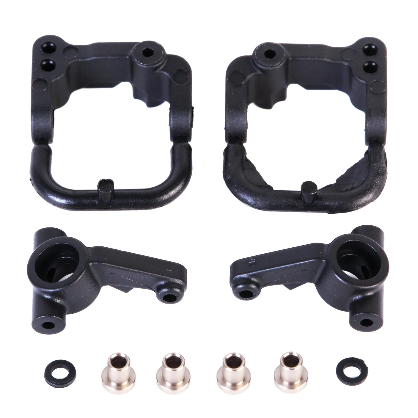 LC Racing L5001 caster and steering blocks set with black plastic components for RC car steering and suspension.