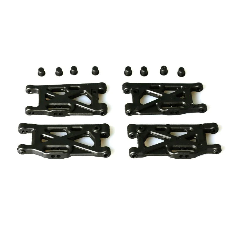 LC Racing L6118 suspension arms and inserts set with metal components and bushings for RC car upgrades