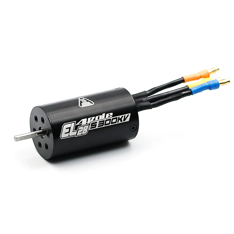 LC Racing L6256 2850 brushless motor with 5300KV and 3.175mm shaft for RC cars.