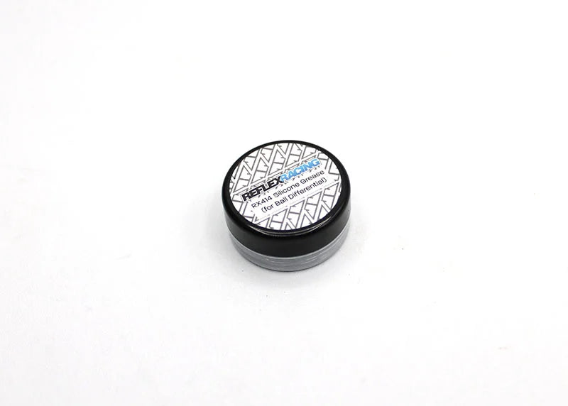 Reflex Racing RX414 ball diff grease in a 3g container, suitable for RC car differential maintenance, shown in the image.