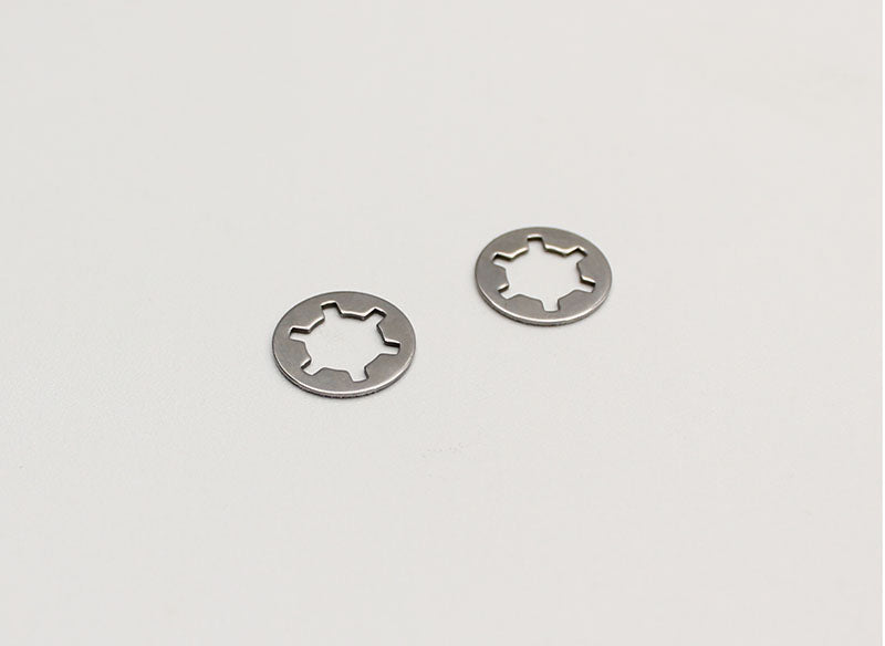 Reflex Racing RX515V2-1 V2 keyed diff rings installed in a mechanical assembly, showing precise metal gear components.