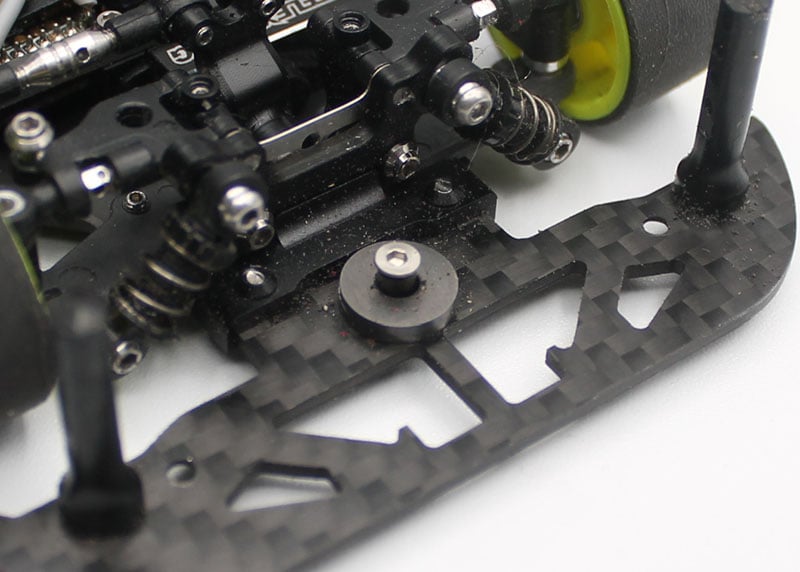 Reflex Racing RX534 RC car mass damper set with multiple dampers for improved stability and handling in RC racing vehicles.