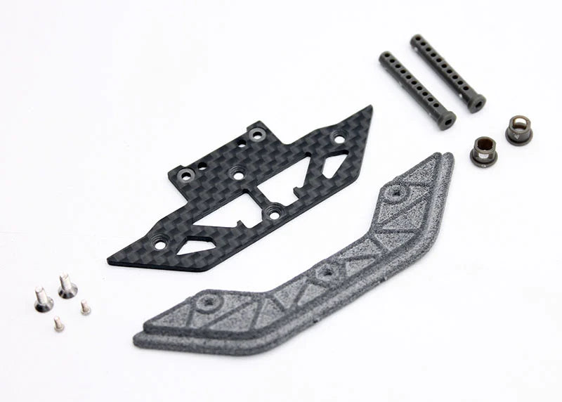 Reflex Racing RX541 Mako GT/X TPU lined bumper for RC cars, showcasing durable construction and precise fit for off-road racing.
