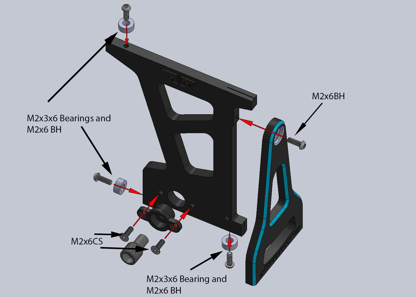 Reflex Racing RX547 1/28 set up station with carrying case, featuring tools and accessories for model car setup and adjustments.