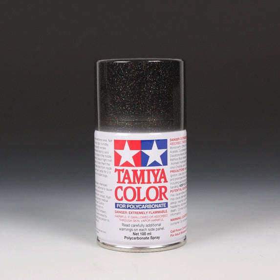 Tamiya PS-53 Lame Gold Flakes spray paint can with gold metallic flakes, 100ml, for model and craft projects.