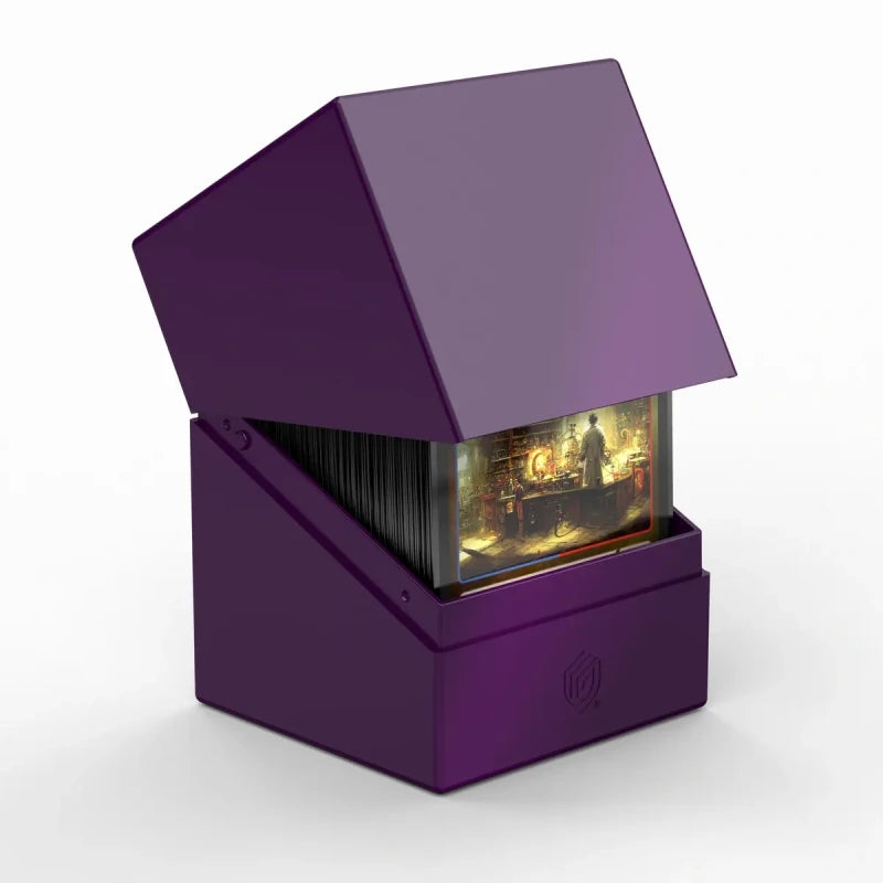 Ultimate Guard Boulder 100+ solid card storage box for trading cards, sturdy and compact card supplies by Ultimate Guard.