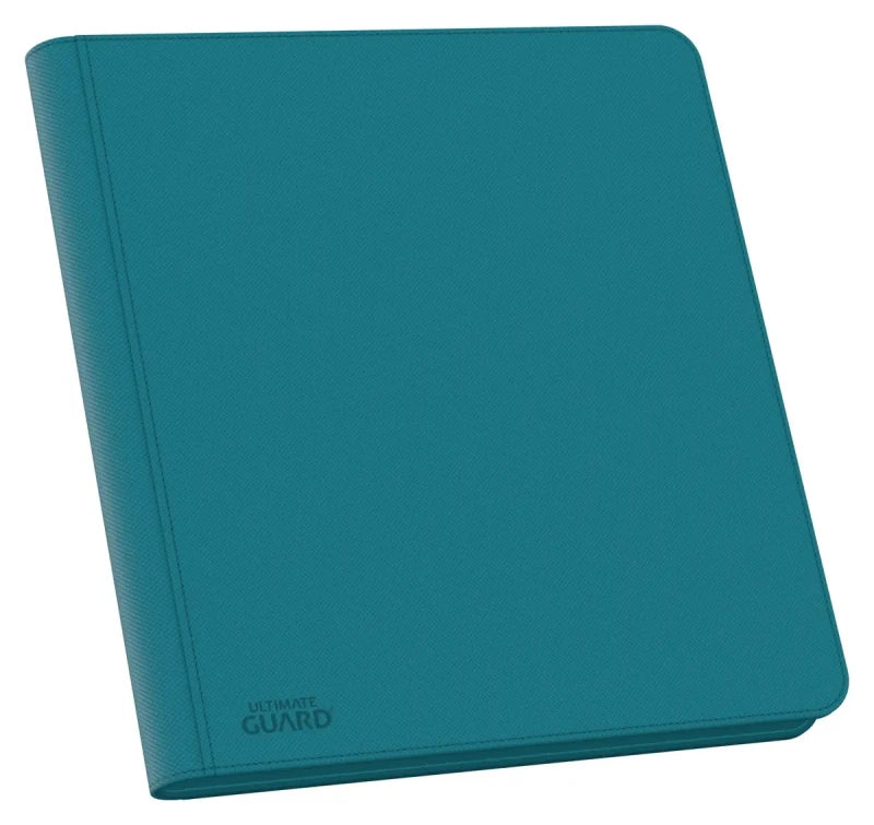 Ultimate Guard 12-Pocket Quadrow Zipfolio Xenoskin card storage wallet with durable Xenoskin material and multiple card pages.