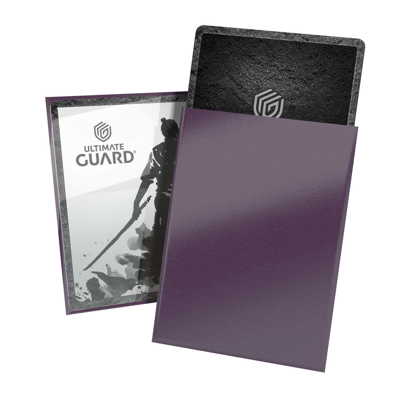 Ultimate Guard Katana Sleeves Standard Size Iris Bloom with vibrant floral design for protecting trading cards.