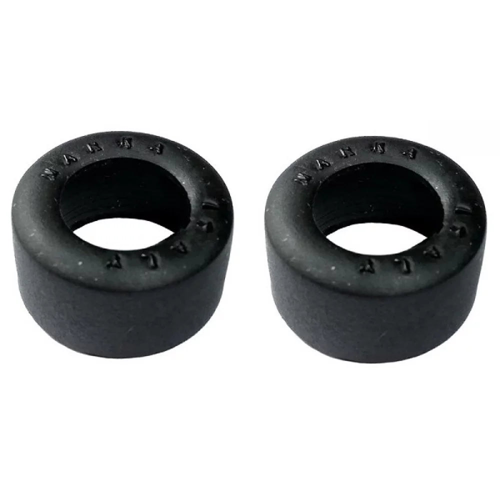 Marka 5° 14mm F1 RCP rubber rear tire with tread pattern, designed for high-performance racing vehicles.