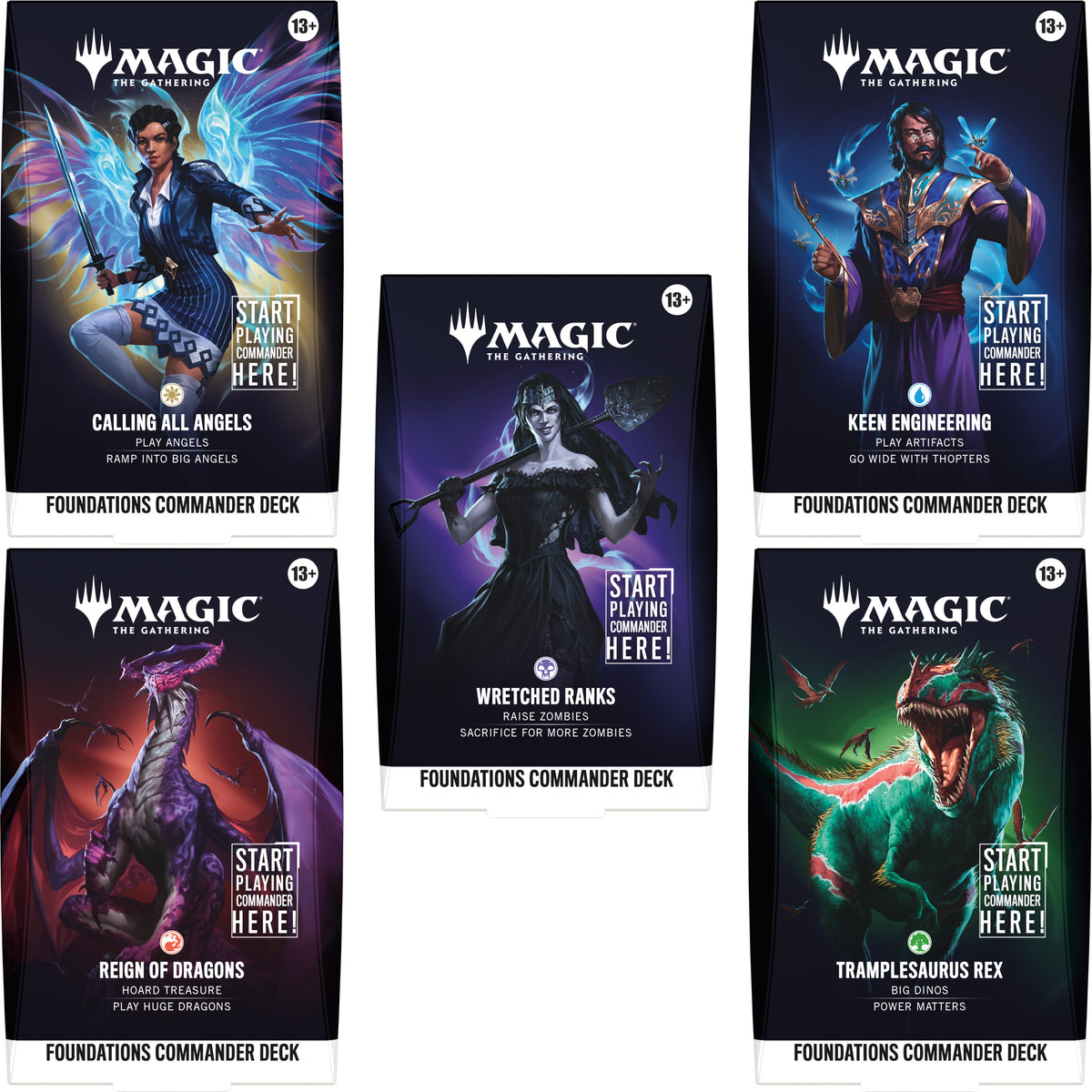 MTG: Foundations Commander Decks