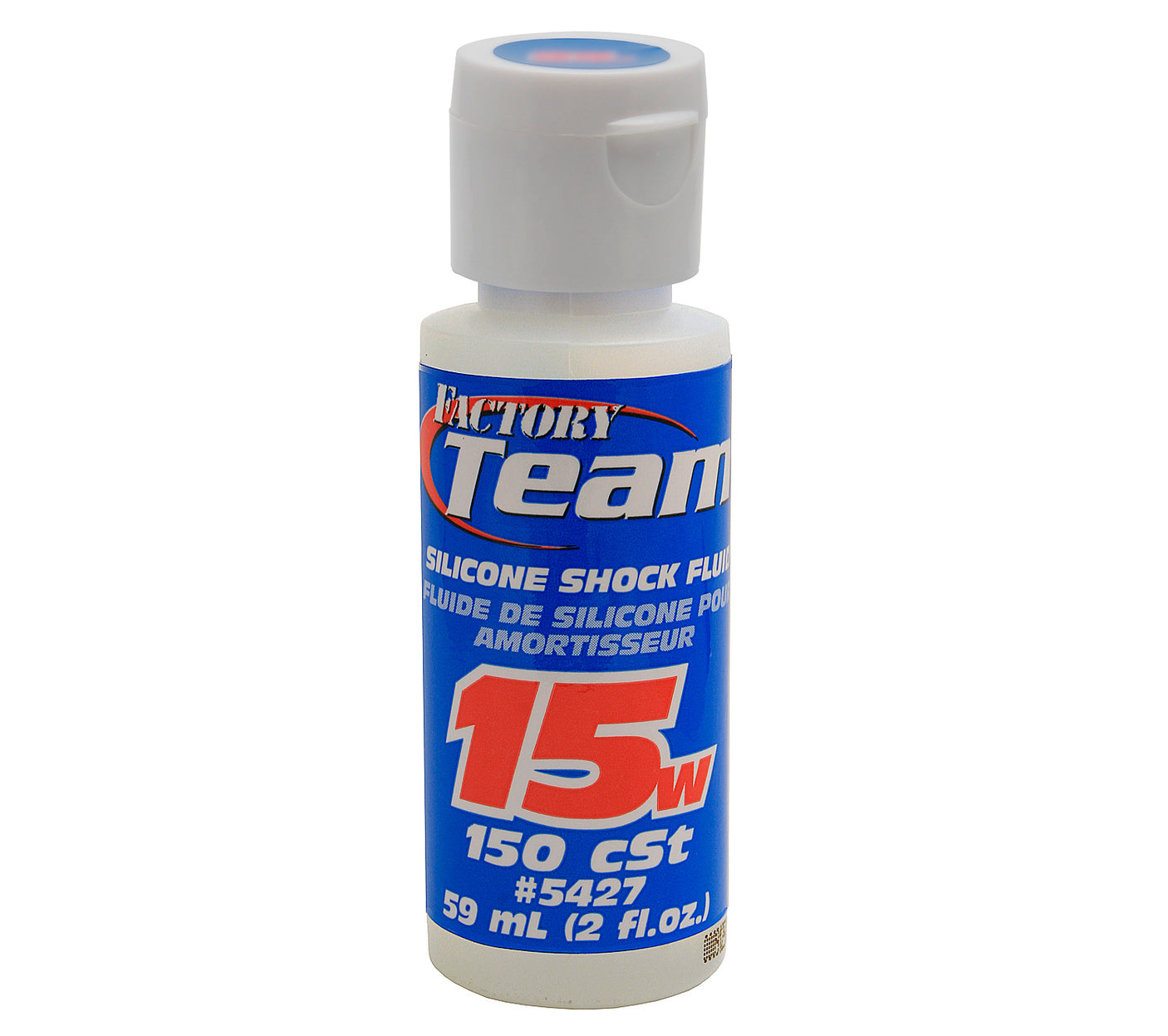 RC car shock oil in a 2oz bottle from Team Associated Factory Team silicone shock oil product.