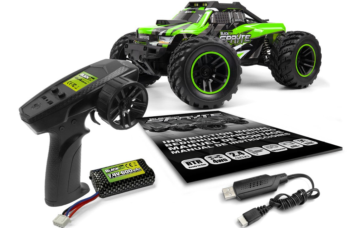 BlackZon HPI Racing Bl Spryte ST 1/20 4WD electric stadium truck with detailed body and off-road tires.