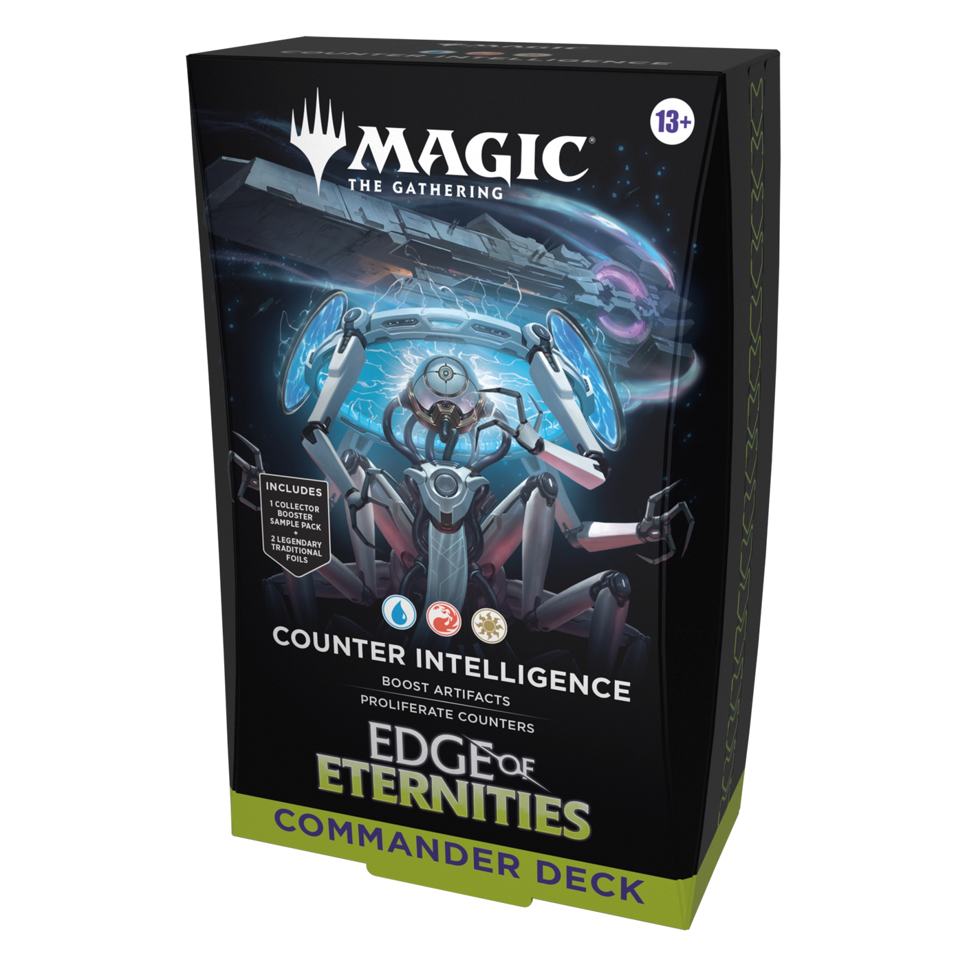 MTG Edge of Eternities Commander Decks Counter Intelligence card from Wizards of the Coast, featuring detailed fantasy artwork.