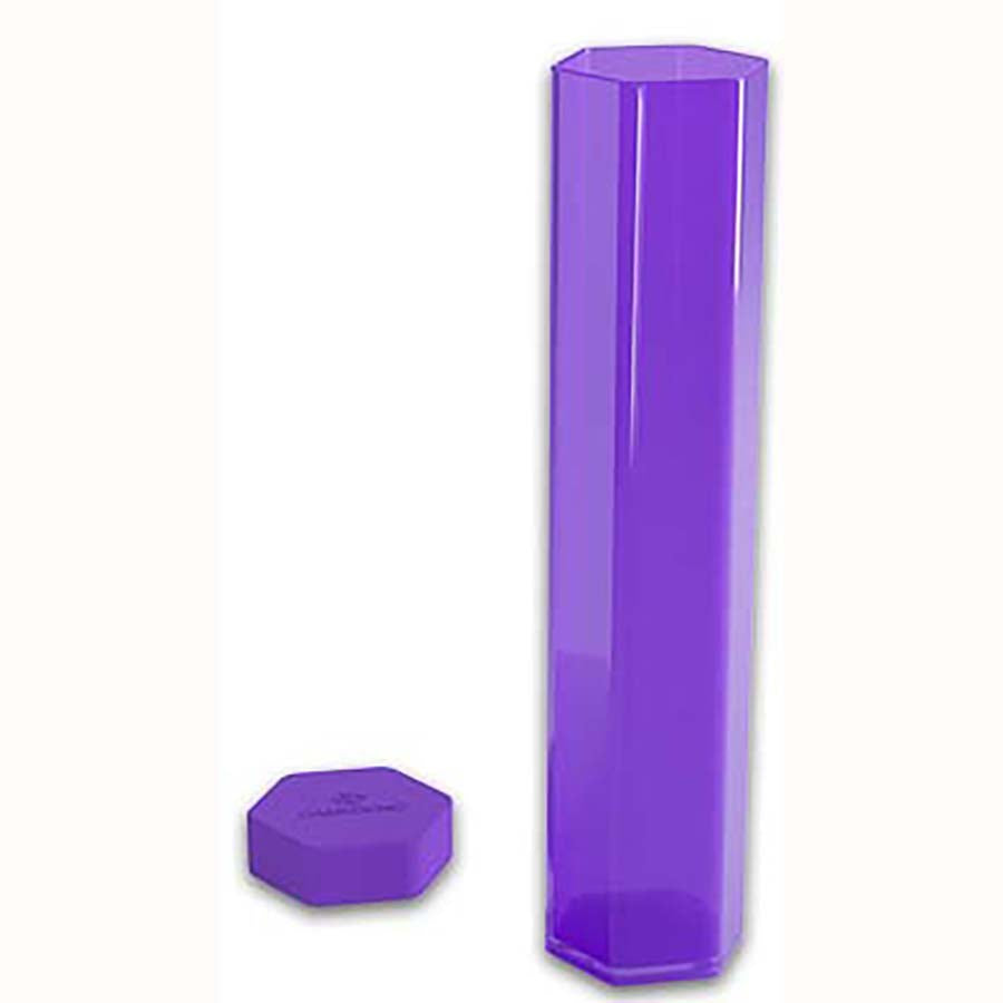 Gamegenic Playmat Tube for storing and transporting gaming mats, featuring a durable, protective design with a secure lid.