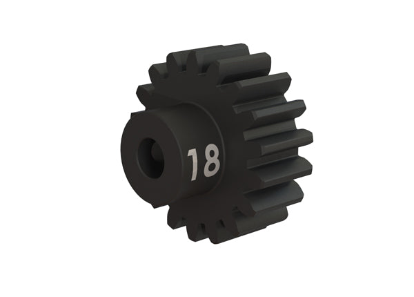 Traxxas 32-Pitch 3mm Bore Heavy Duty Pinion gear for RC cars, featuring durable metal construction and precise teeth for performance.
