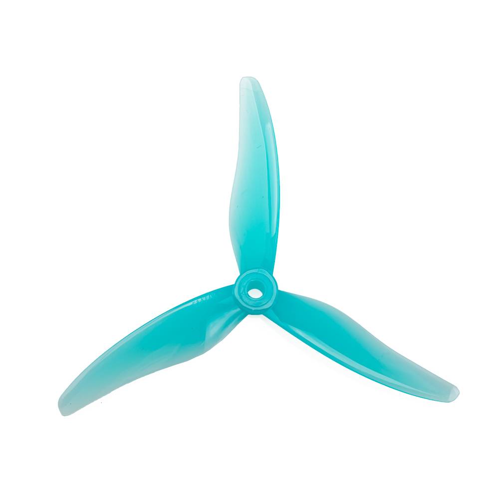 Two pairs of yellow Gemfan Hurricane 51477 3-blade drone propellers shown against a plain background.