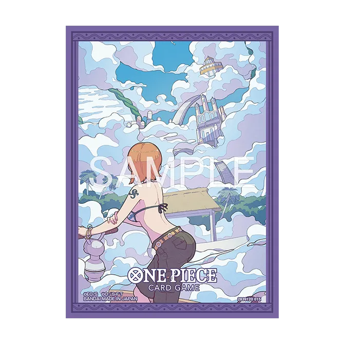 Bandai One Piece TCG Limited Edition TCG+ Vol.7 sleeves with colorful character artwork for trading card protection.