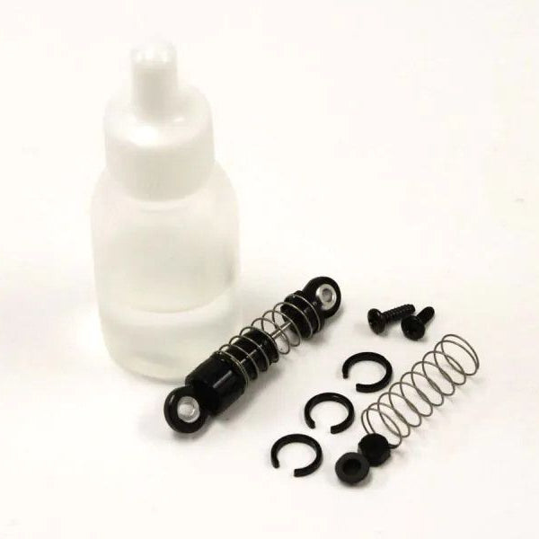 Kyosho Mini-Z rear oil shock set for RC cars, featuring adjustable shocks and durable components for improved performance.
