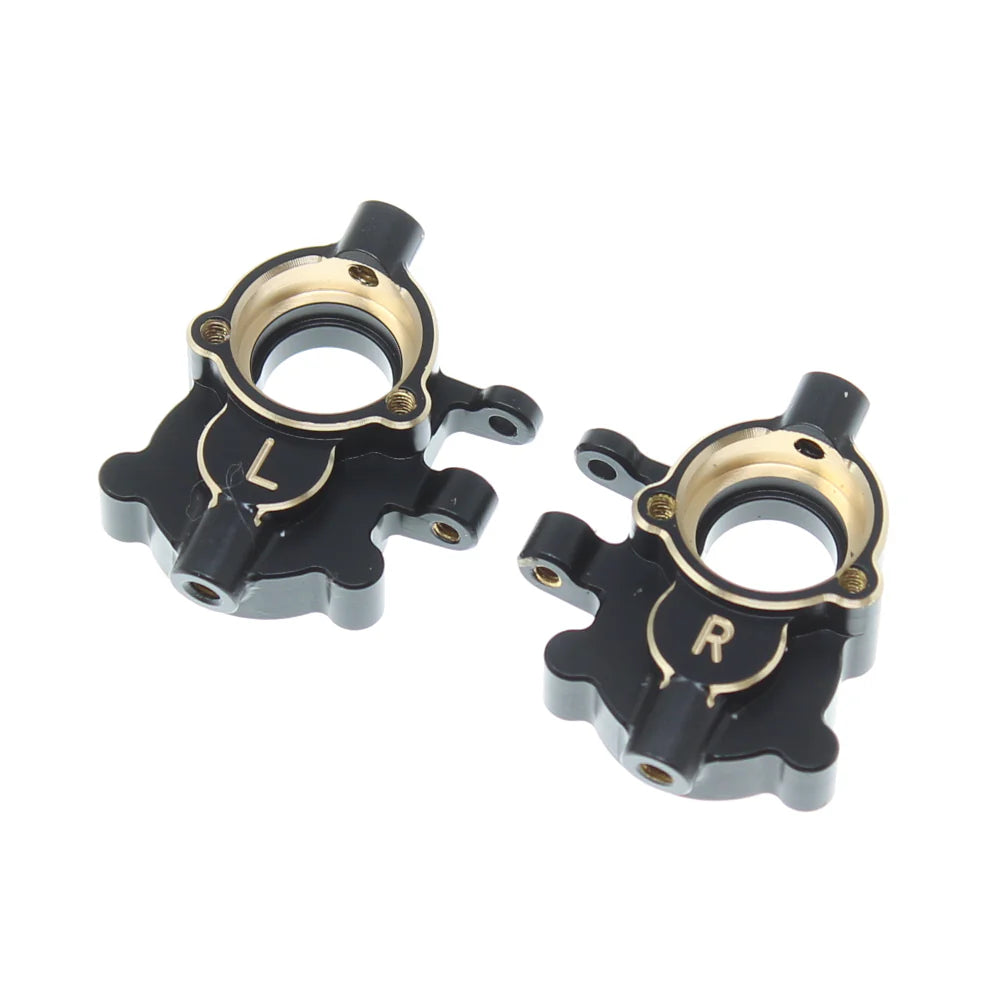 Redcat brass inner portal box (HS) in black, showcasing detailed metal craftsmanship and sturdy construction.