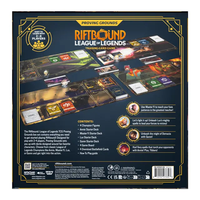UVS Games Riftbound: Proving Grounds merchandise featuring collectible game-themed artwork on a high-quality print.