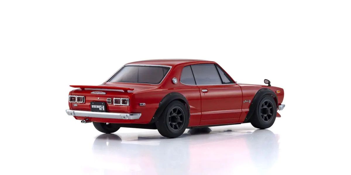 Kyosho Mini-Z ASC Nissan Skyline 2000GT-R 60th Anniversary RC car part, close-up of the detailed component and branding.