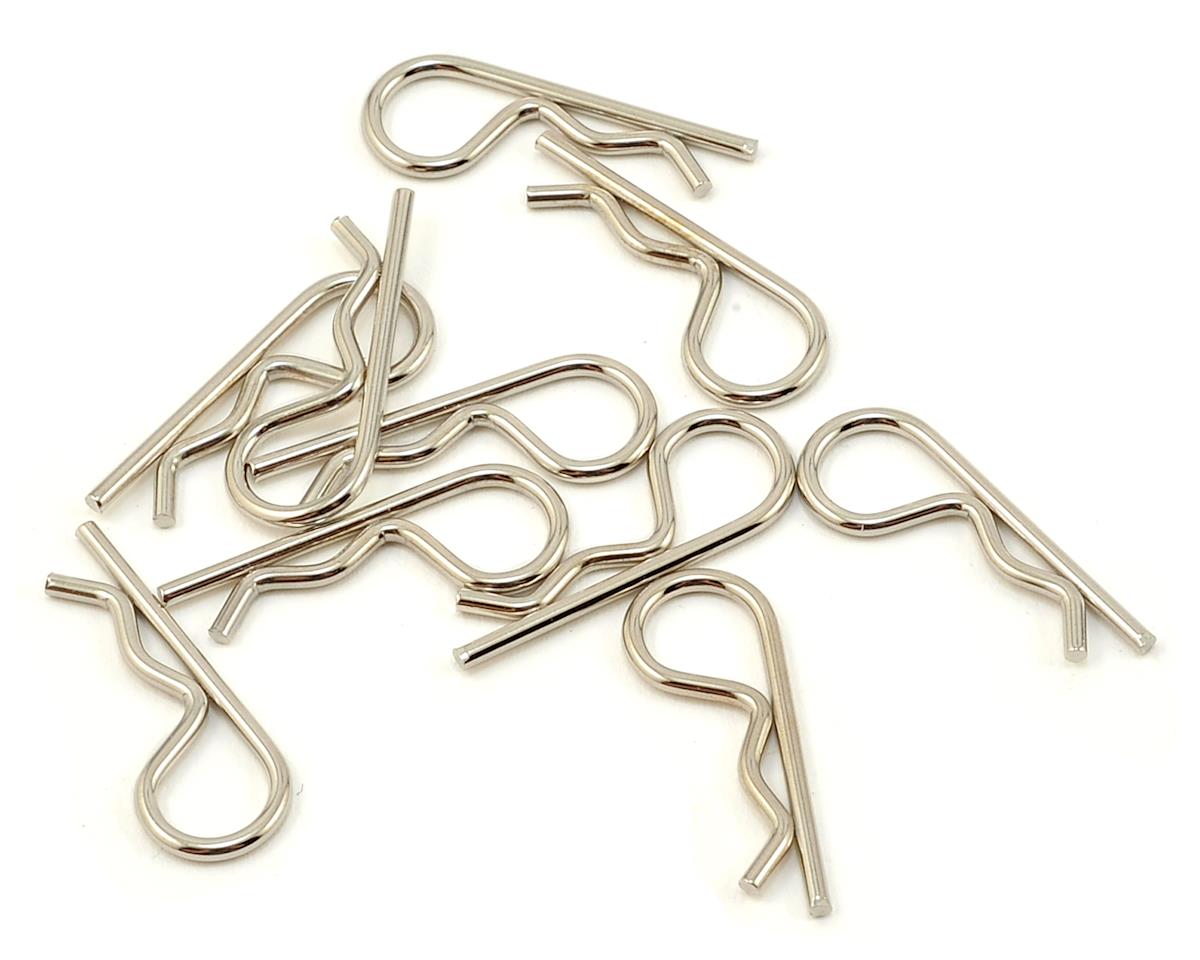 ProTek RC Standard Body Clip set of 10, durable black clips for securing RC car bodies.