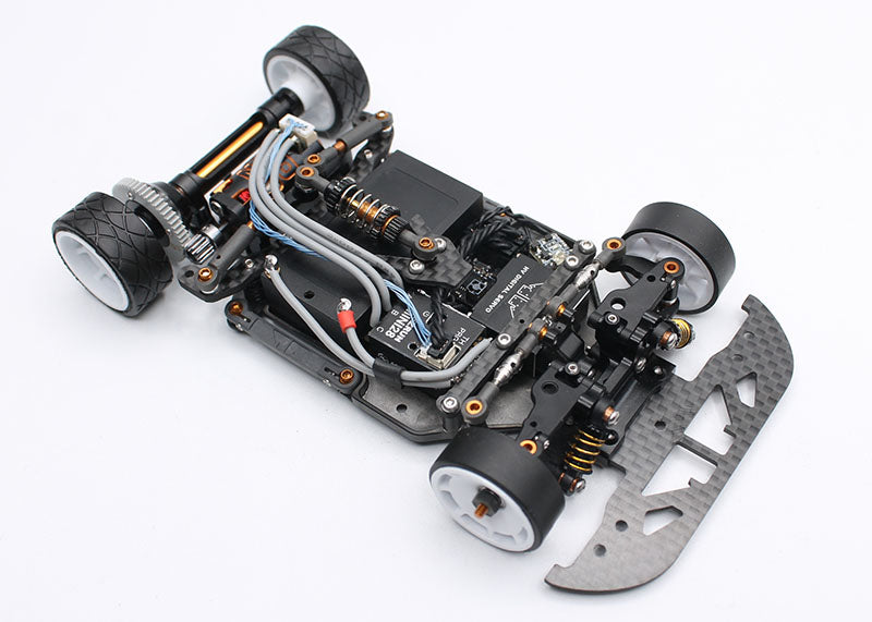 Reflex Racing RX28SE Worlds Edition 2WD RC car kit with detailed body and vibrant decals, ready for high-performance racing.